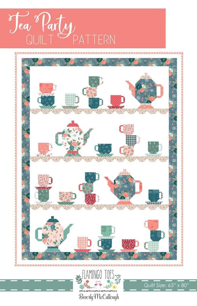 Riley Blake Beverly McCullough Tea Party quilt pattern