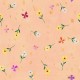 Michael Miller Enchanted Unicorns Forest Floral Peach
