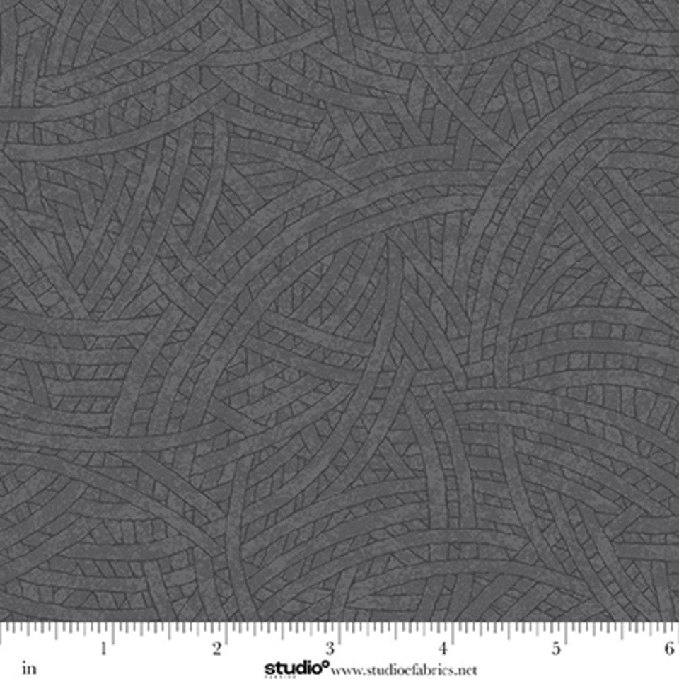 Studio E - Tangled - Chelsea DesignWorks - 8866-95 Graphite