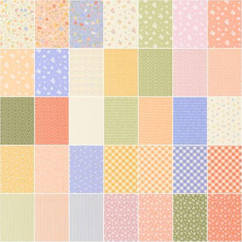 Pastel Prairie - My Sew Quilty Life - 35 Fat Quarters 1 Panel Moda Fabrics 31780AB
