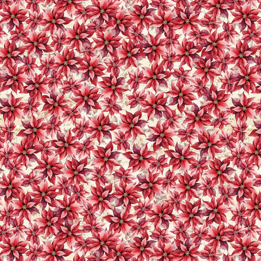 Christmas Magic Red nostalgic holiday quilting cotton by Frank Garcia for Blank Quilting