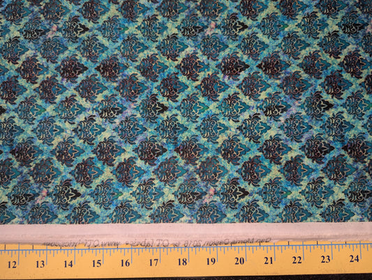 QT Pandora 27186-Q Aqua quilting cotton