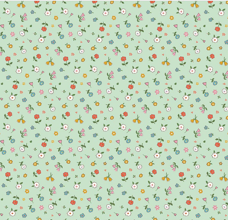 Riley Blake - Minki Kim - Cotton Nook - Pretty Mint - C17974-MINT