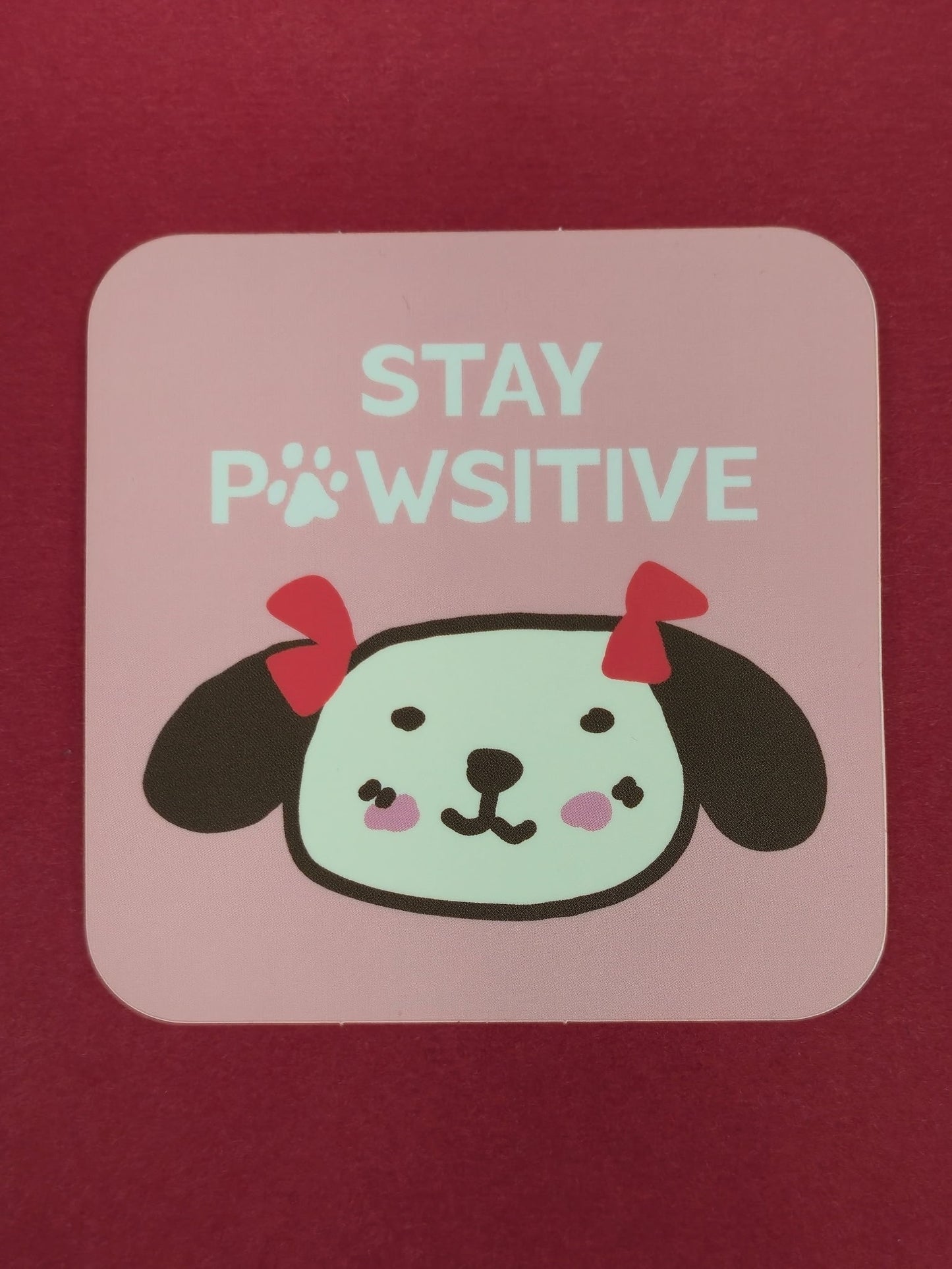Minki Kim - Stay Pawsitive Sticker