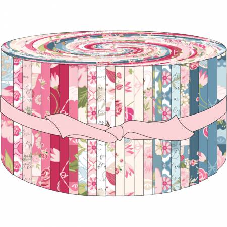 Poppie Cotton 2 1/2" Strips Stolen Moments 42 Prints