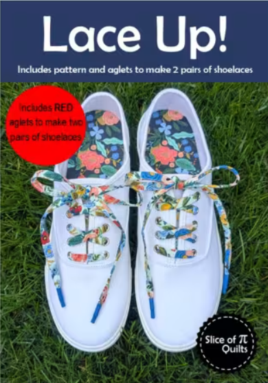 Lace Up Pattern With Red Aglets