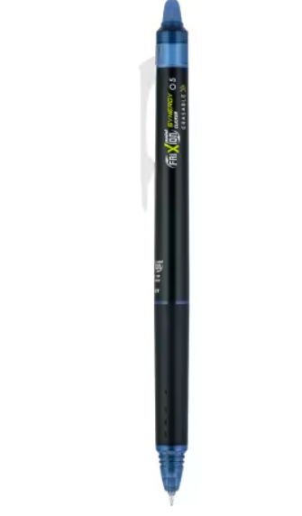 Frixion Point Synergy Clicker extra fine navy erasable marking pen quilting