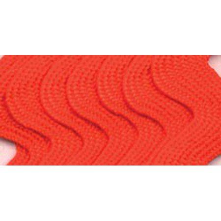 Jumbo Rickrack 5/8 X2-1/2yd-Orange