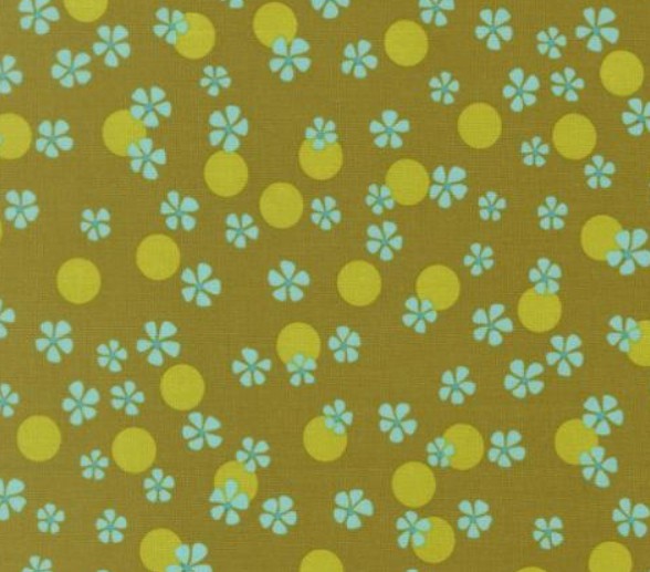 Moda Happy Daze Avocado 33842-17 novelty quilting cotton green