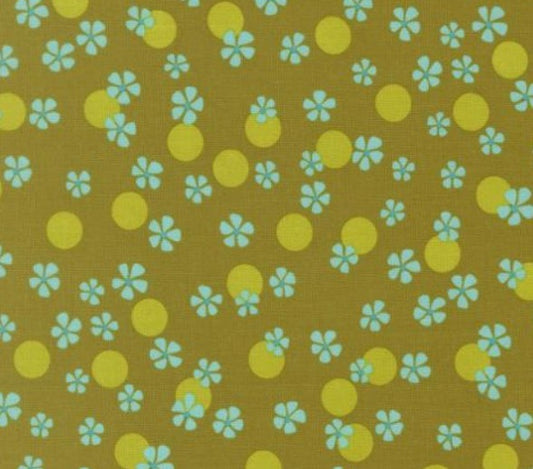 Moda Happy Daze Avocado 33842-17 novelty quilting cotton green