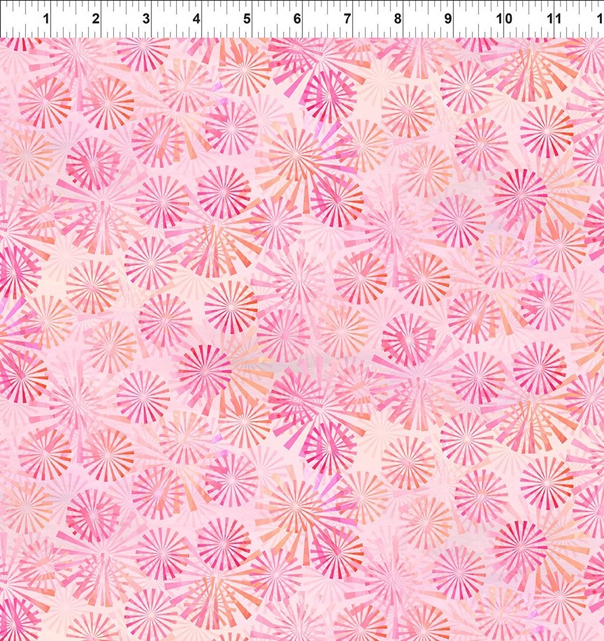 In the Beginning Fabrics - Felicity - 5FEL-1 Pink Rays