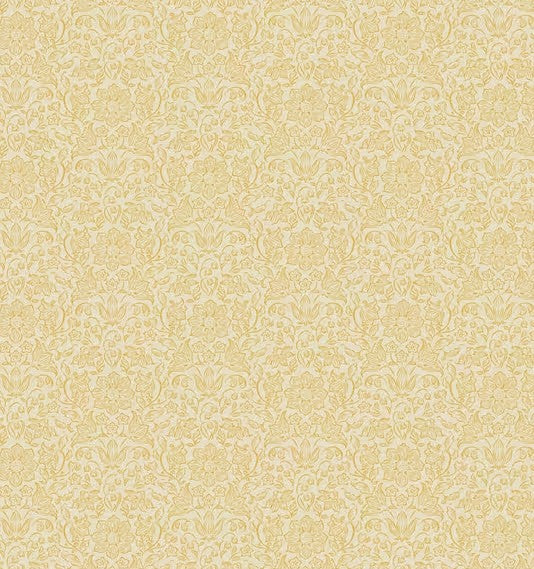 Tilda Songbird Lila Light Yellow 110159 quilting cotton
