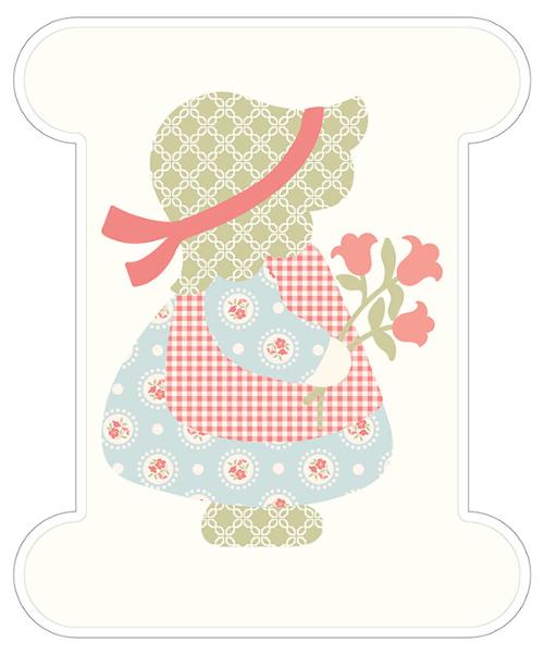 Sunbonnet Binding Holder quilting tool for binding strips
