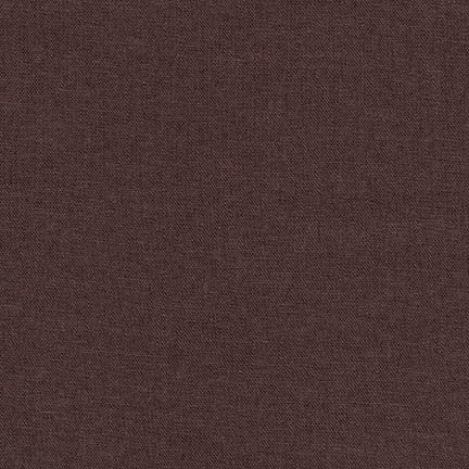 Robert Kaufman Brussels Washer Espresso B031-1136 linen blend fabric