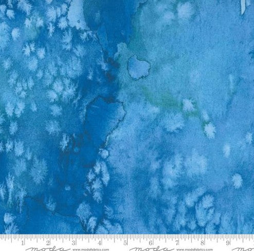 Moda Flow Create Joy Project Cobalt 8433-46 blue quilting cotton blender