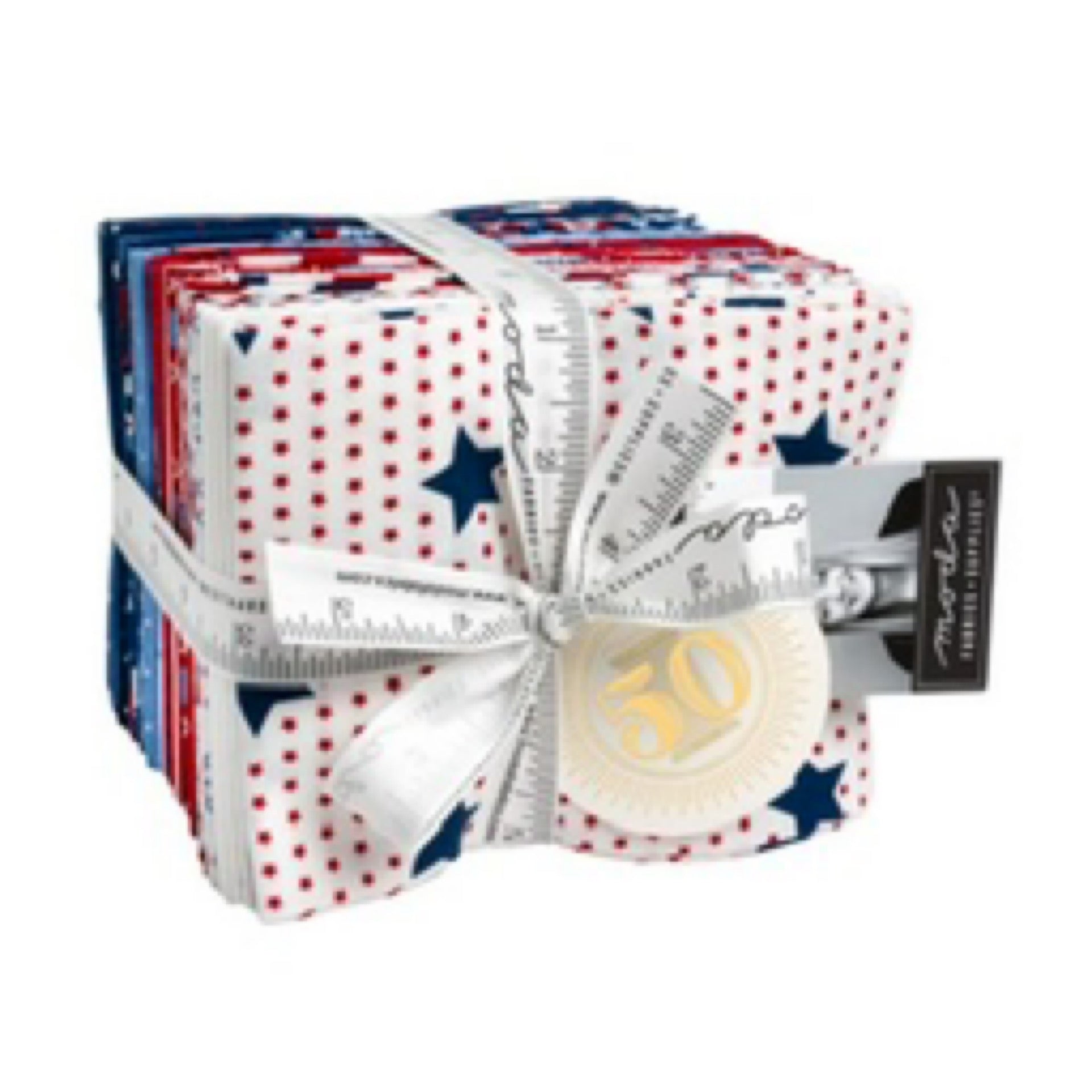 Star Spangled Fat Quarter precut quilting fabric bundle