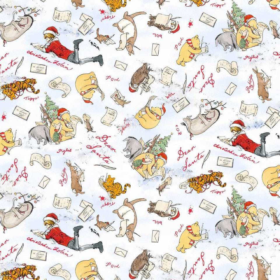 Studio E - 9100-07 Snow || Christmas at Pooh Corner