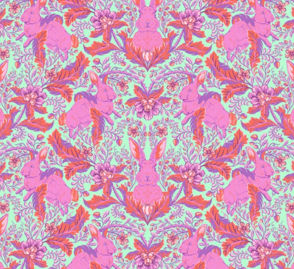 Hoppy Go Lucky Blossom quilting fabric