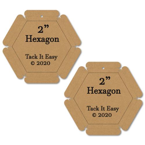 Tack It Easy Gadget 2 inch hex paper piecing tool