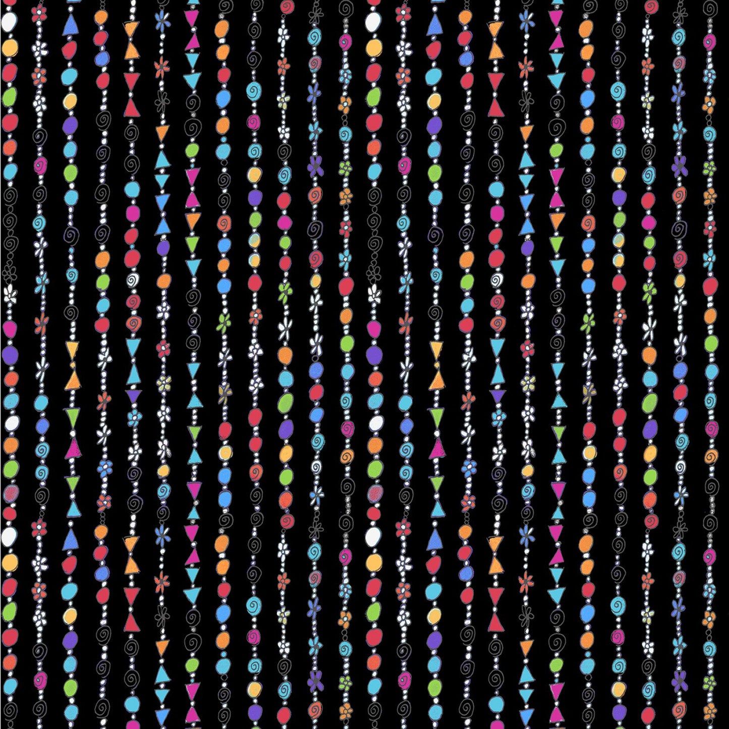 Black - Beaded Necklace - Goodness Gracious