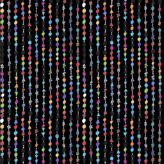 Black - Beaded Necklace - Goodness Gracious