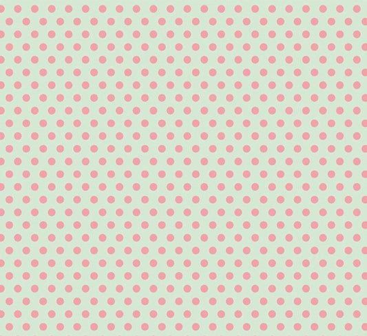 Riley Blake Serendipity 2 Dots Mint quilting cotton