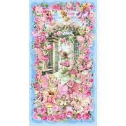 Spring Songs Fairy Panel 24 inch repeat novelty fabric