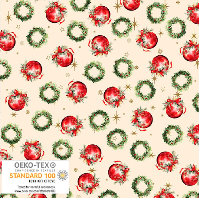 Blank - Vintage Christmas - 4504-173 Cream
