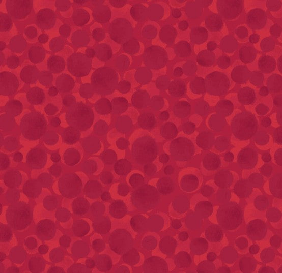 Lewis & Irene Bumbleberries Postbox Red BB023 quilting cotton