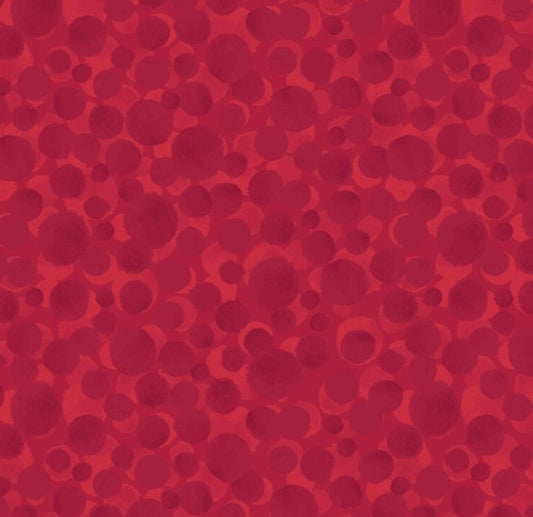 Lewis & Irene Bumbleberries Postbox Red BB023 quilting cotton