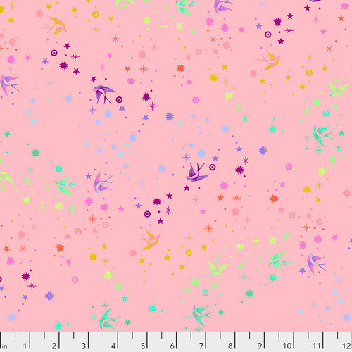 Tula Pink Fairy Dust Blush pink Free Spirit quilting fabric