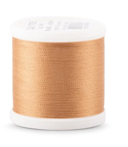 Spool of Madeira Polyneon 40wt thread in Tan, color 1726