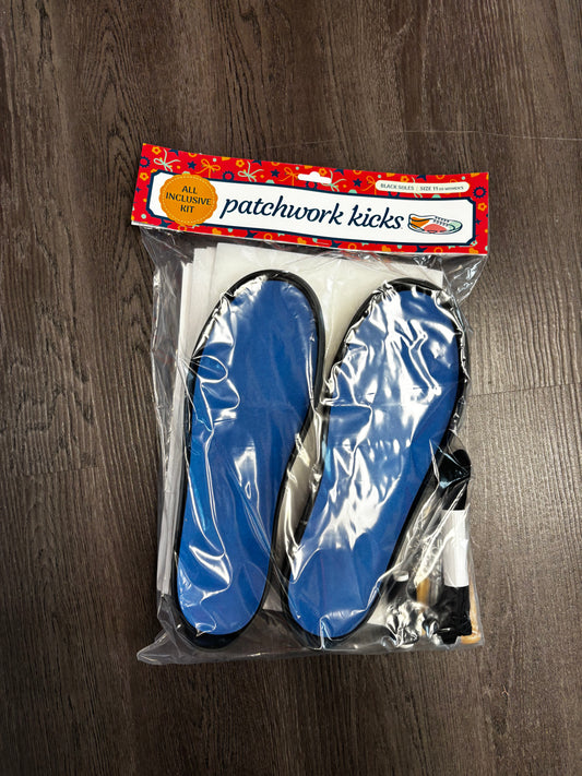 Patchwork Kicks - Black Soles Size 11 US Women's All Inclusive Kit