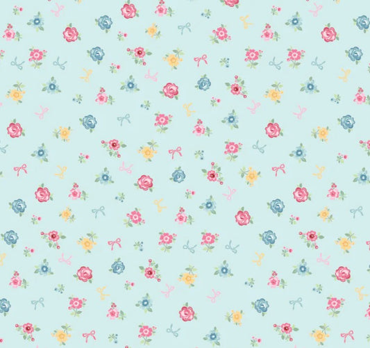 Poppie Cotton-Welcome Blue rosy cheeks