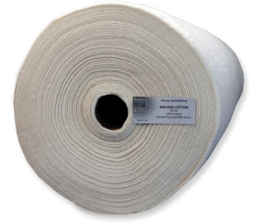 Moda - Natural Cotton Batting 120" Sold by The Yard