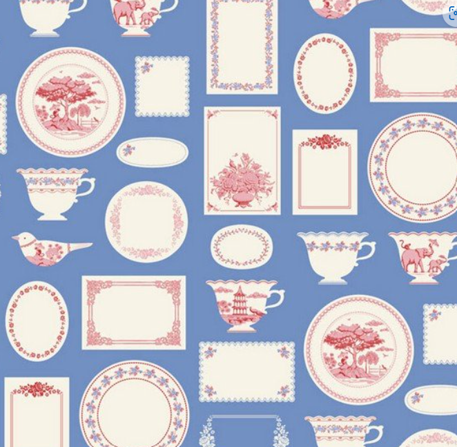 Tilda - Something Blue - Labels & Ornaments Blue - 110173