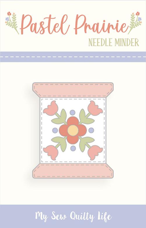 Pastel Prairie Needle Minder Spool magnetic for hand stitching