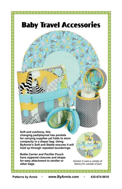 Baby Travel Accessories bag pattern by ByAnnie quilting