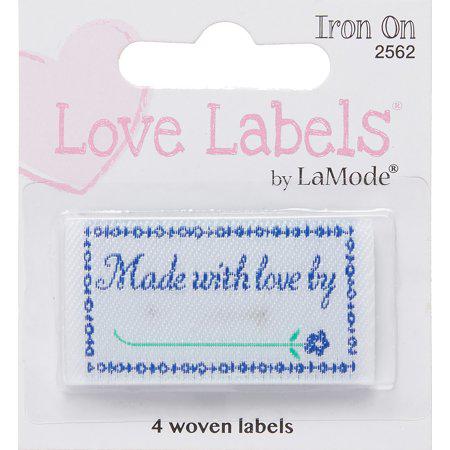 Blumenthal Lovelabels Made with Love by fabric label notion