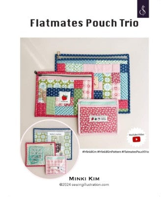 Minki Kim - Flatmates Pouch Trio Pattern