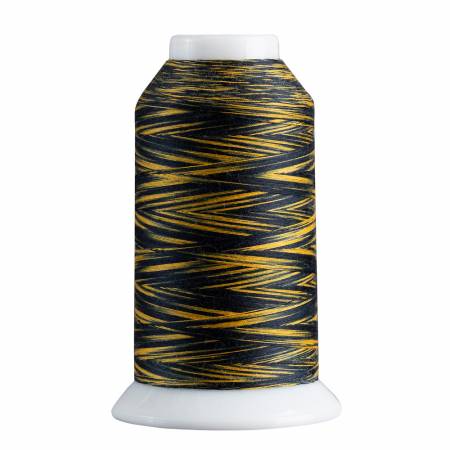 Superior Spirit 801 Navy Gold variegated polyester thread