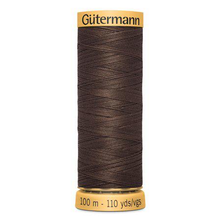 Gutermann 110 yd Natural Cotton Thread-Walnut
