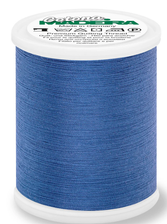 Madeira Cotona 50wt thread in Blue #580