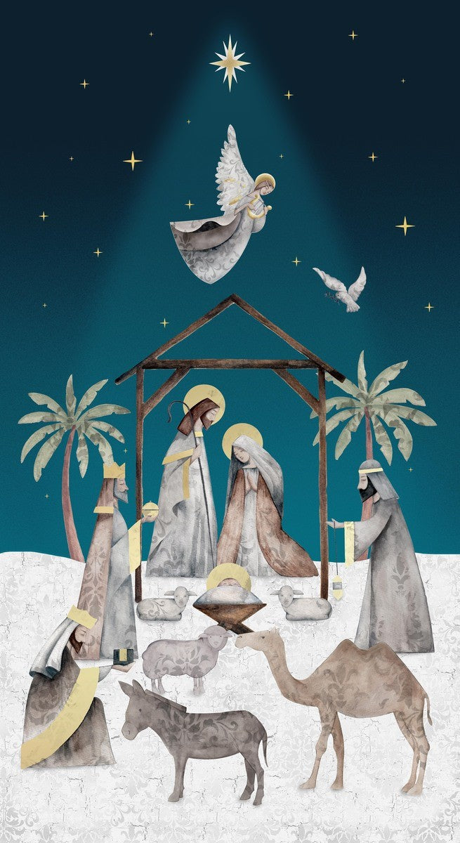 Blank - Silent Night - Navy 4710P-77