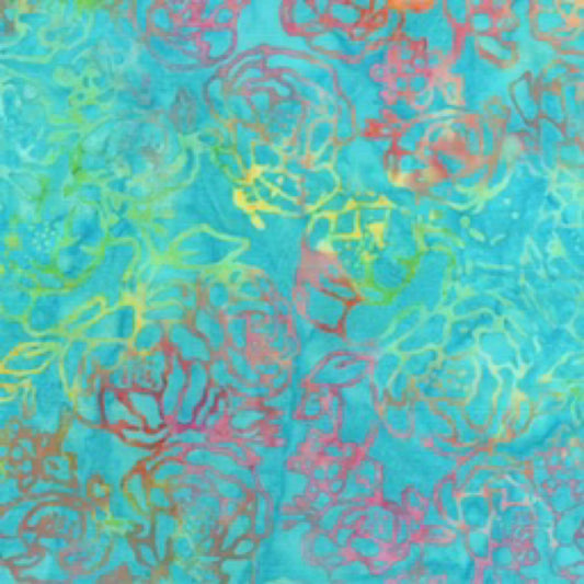 Laura Heine Boho Blooms Peony Breeze quilting fabric