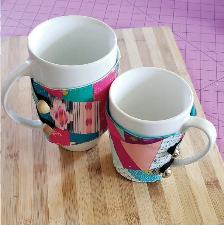 Scrappy Mug Cozy sewing pattern