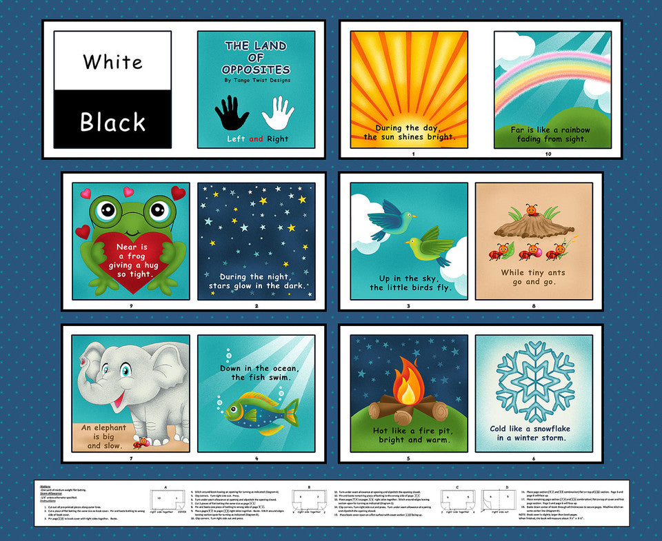 Blank Quilting Storytime teal children's print quilting cotton