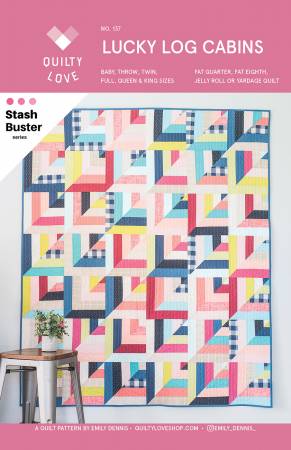 Lucky Log Cabins Quilt Pattern log cabin quilting