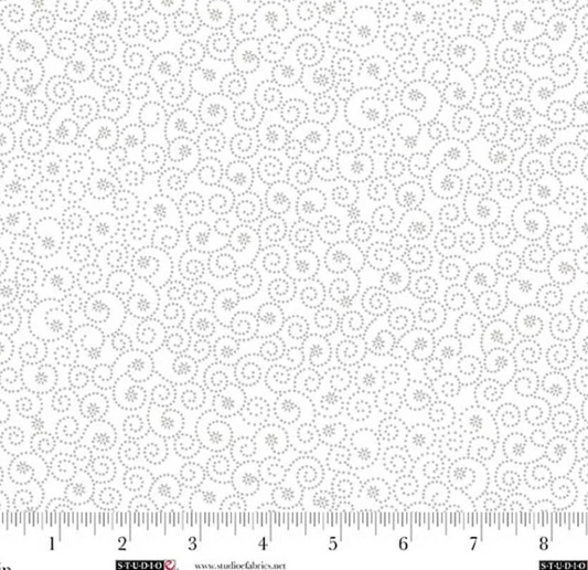 Studio E Best of Cream and Sugar Dotted Swirl 8925-01W tone-on-tone cream blender