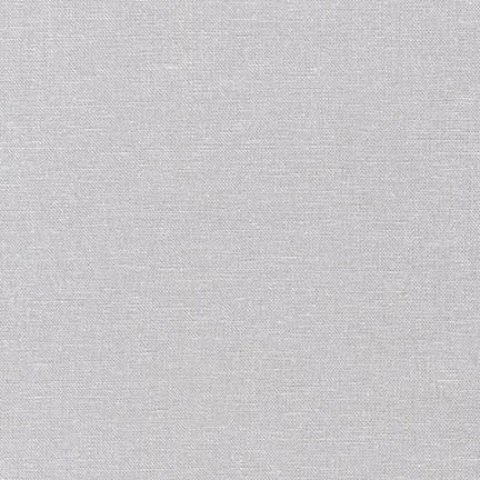 Robert Kaufman Brussels Washer Silver B031-1333 linen blend fabric